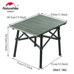 Table de camping pliante ultralégère NATUREHIKE - Randonnée et exploration